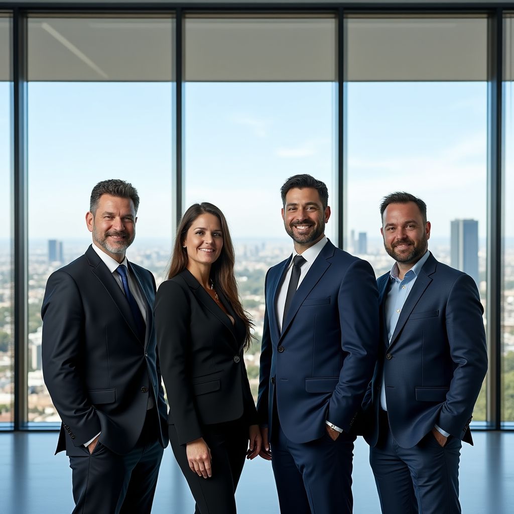 Equipo de FinCon Argentina en oficina moderna